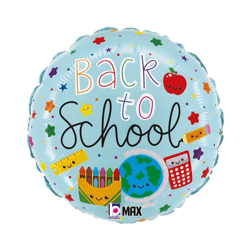 Grabo 18 inch Back To School Supplies Max Float Foil Balloon _26309p-r18-back-to-school-b