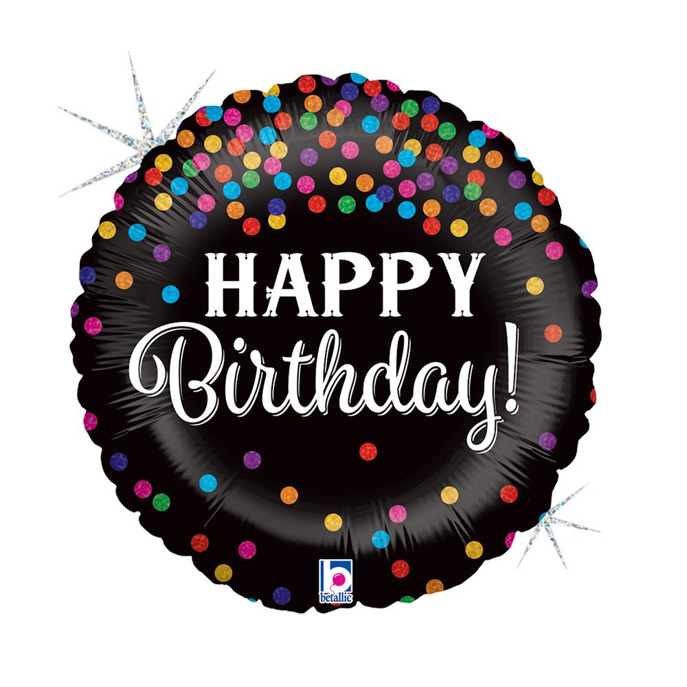 Grabo 18 inch Birthday Confetti Glitter Holo Balloon_36572gh-r18-glittering-birthday-confetti-b