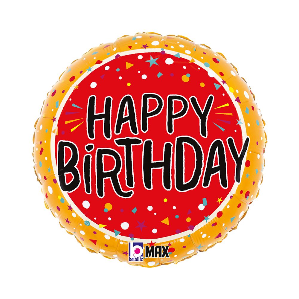 Grabo 18 inch Birthday Fun Confetti Foil Balloon_26365p-r18-birthday-fun-confetti-b