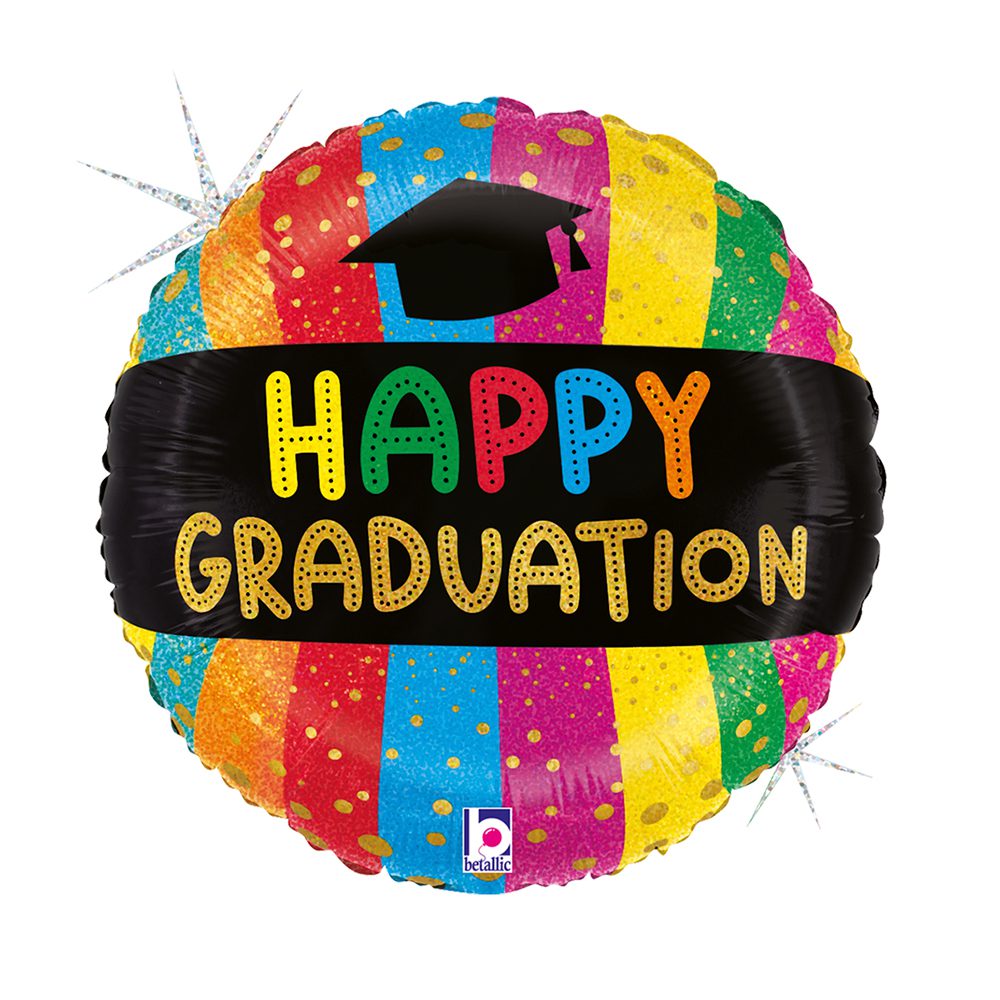 Grabo 18 inch Colorful Graduation glitter halo balloon_26349gh-r18-colorful-graduation-b (1)