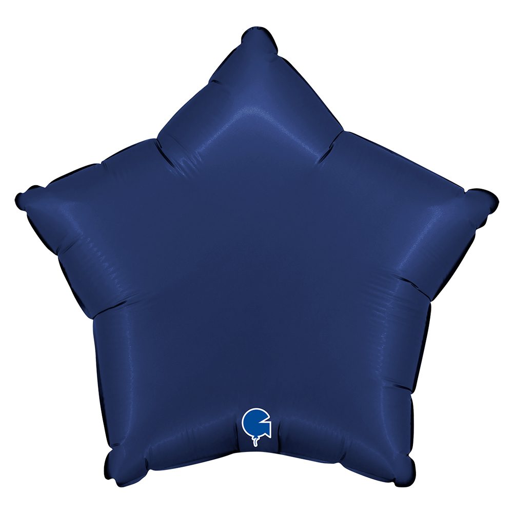 Grabo 18 inch Navy Blue Satin Star Foil Balloon_192s02bn-star-18inc-satin-blue-navy-b.jpg