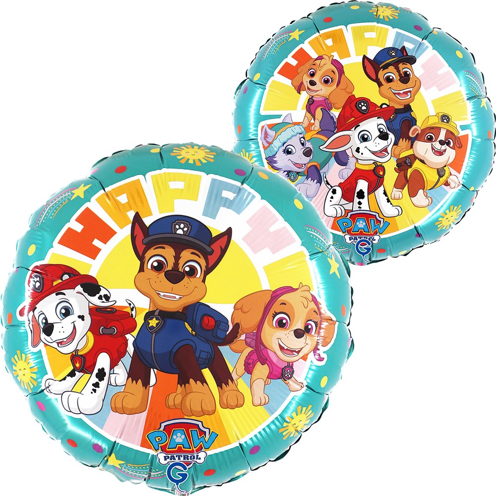 Grabo 18 inch Paw Patrol Happy Gang Foil Balloon