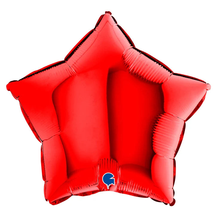 Grabo 18 inch Red Star Foil Balloon_19208r-star-18inc-red-b.webp