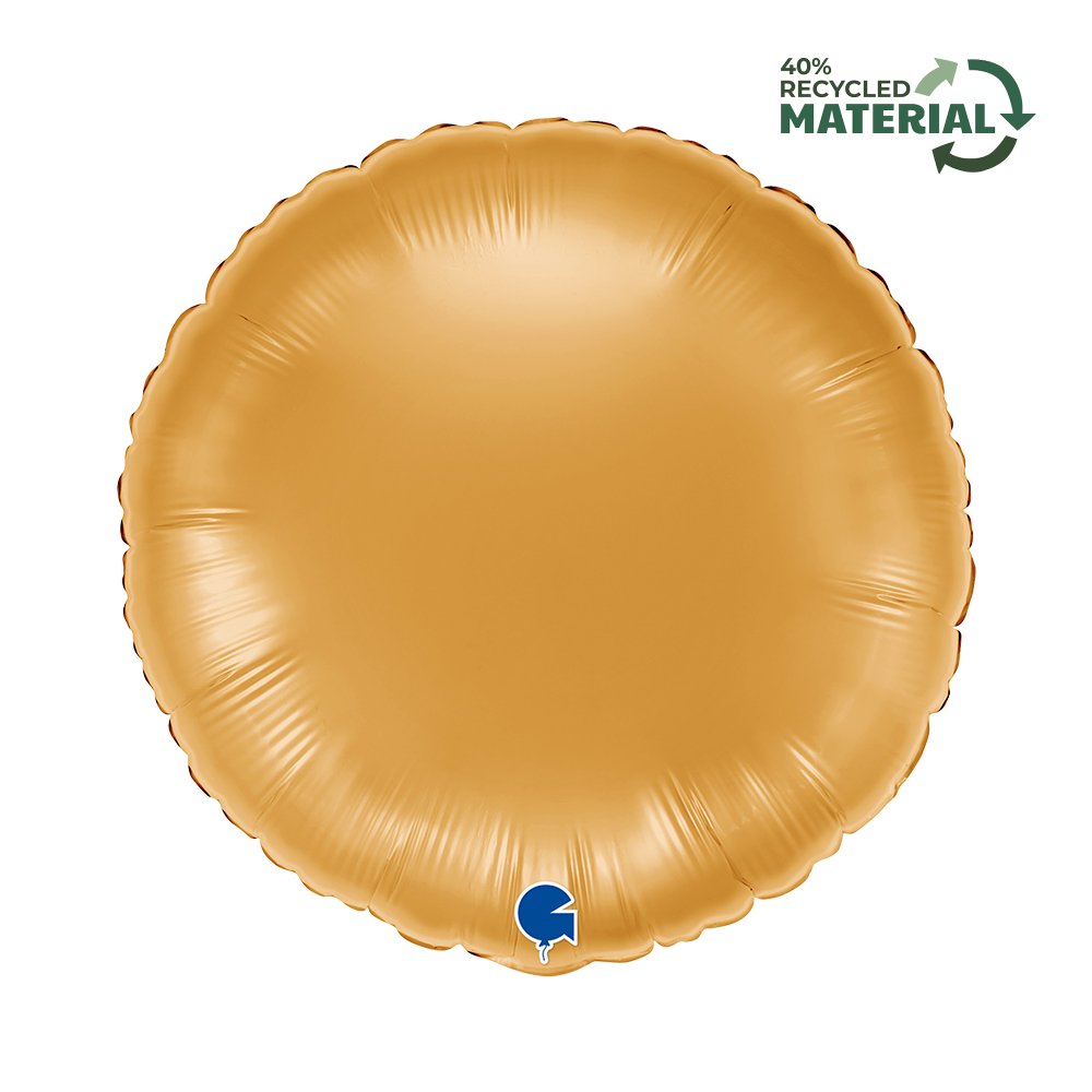 Grabo 18 inch Round Gold Foil Balloon