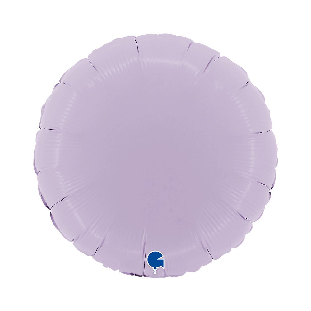 Grabo 18 inch Round Matte Lilac Foil Balloon_