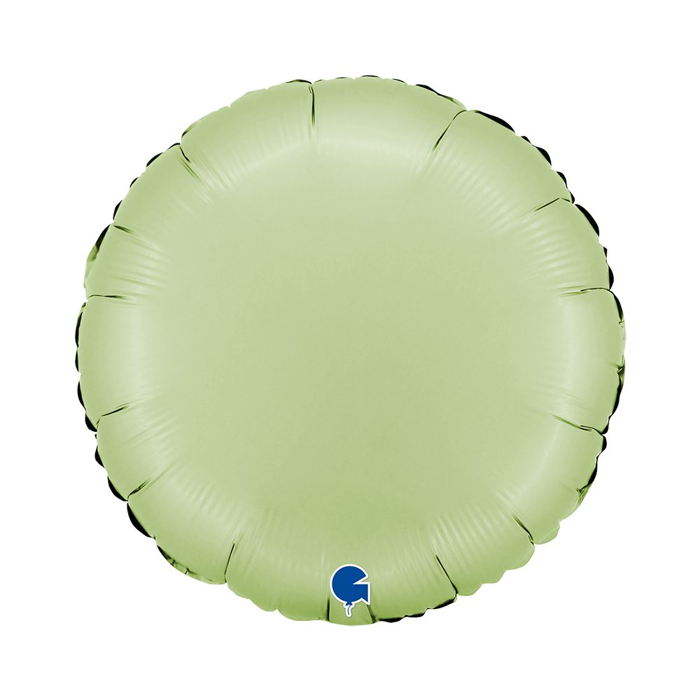 Grabo 18 inch Round Satin Olive Green Foil Balloon_181000sogr-round-18inc-satin-olive-green-b