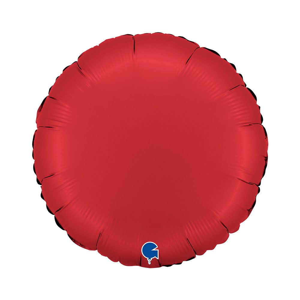Grabo 18 inch Round Satin Rubin Red Foil Balloon_181s05rr-round-18inc-satin-rubin-red-b