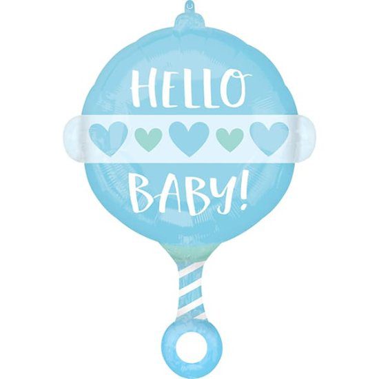 Grabo 24 inch Baby Boy Rattle Shape Foil Balloon_baby-boy-rattle-shape-4155901jpg.image.550x550