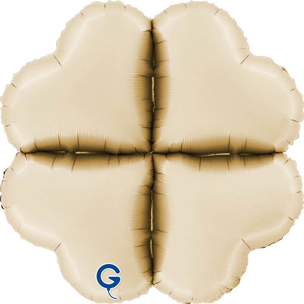 Grabo 24 inch Satin Cream Base Drops Mini Foil Balloon