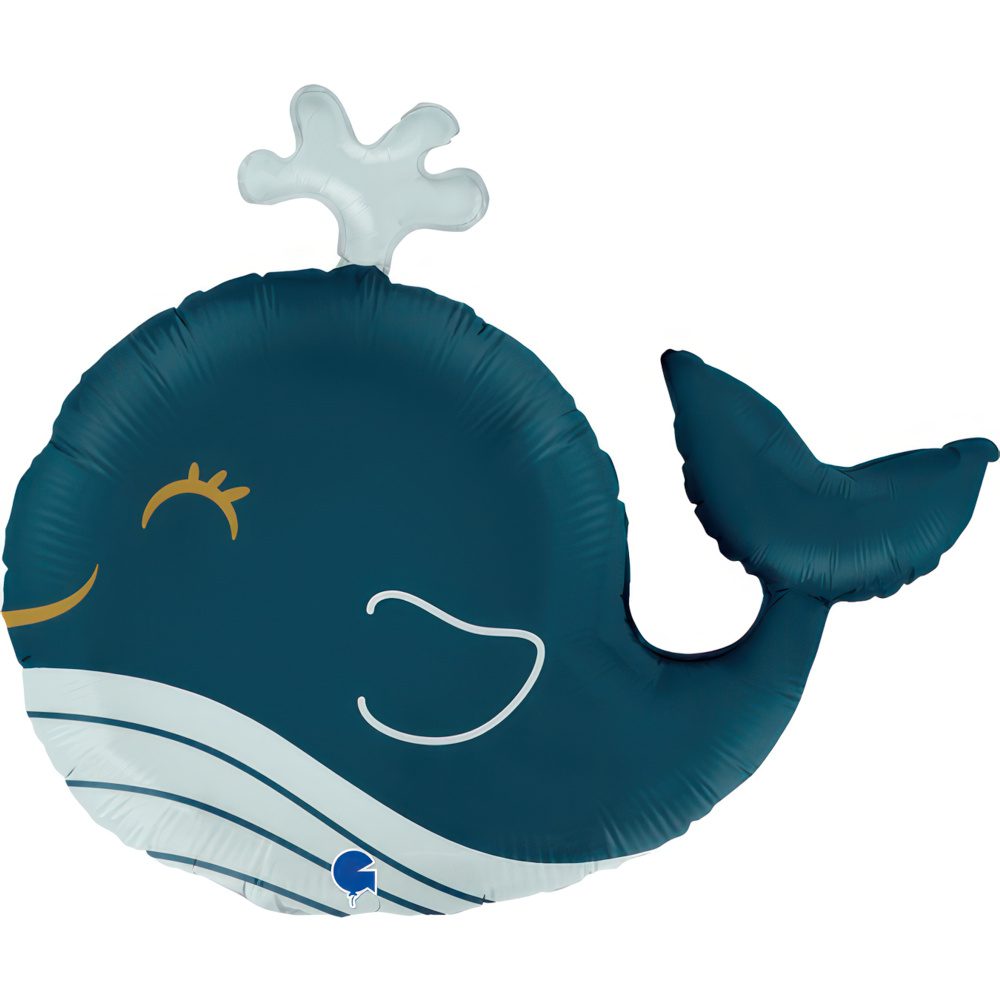 Grabo 26 inch Funny Whale Foil Balloon _g72131-funny-whale-b