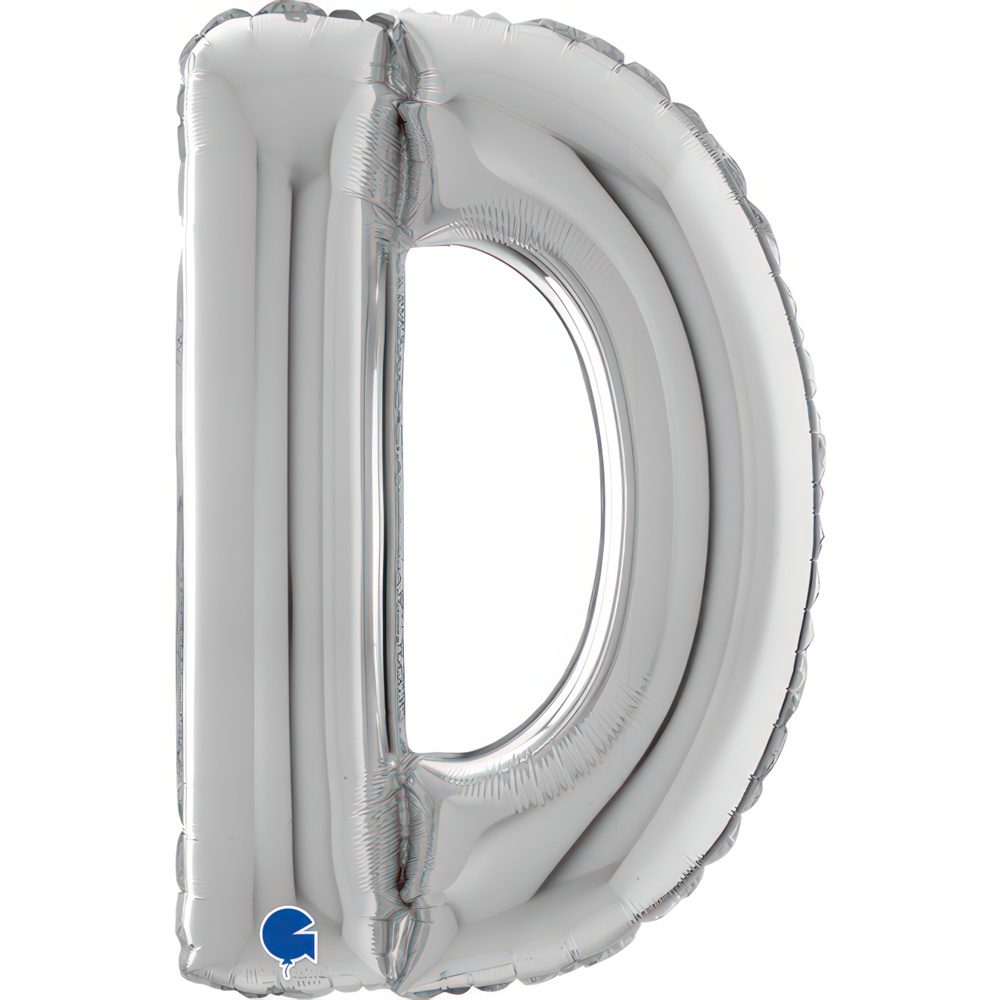 Grabo 26 inch Letter D Silver Foil Balloon_26239s-letter-d-silver-26inc-b.jpg