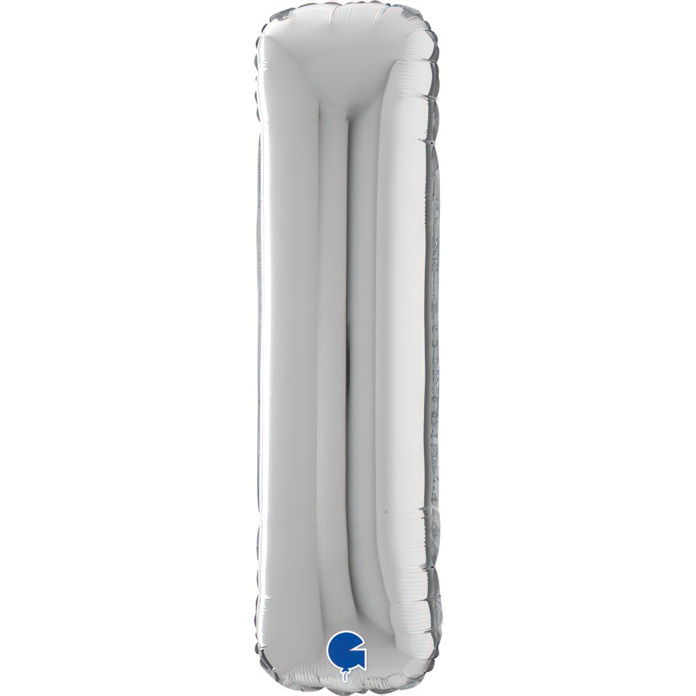 Grabo 26 inch Letter I Silver Foil Balloon_26289s-letter-i-silver-26inc-b.jpg