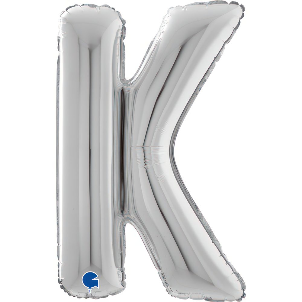 Grabo 26 inch Letter K Silver Foil Balloon_26309s-letter-k-silver-26inc-b.jpg