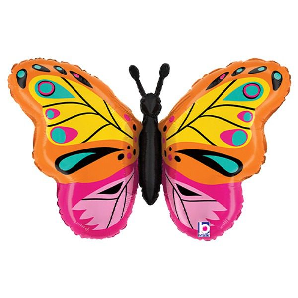 Grabo 30 inch Colourful Butterfly Foil Balloon_25250-P-500__35685
