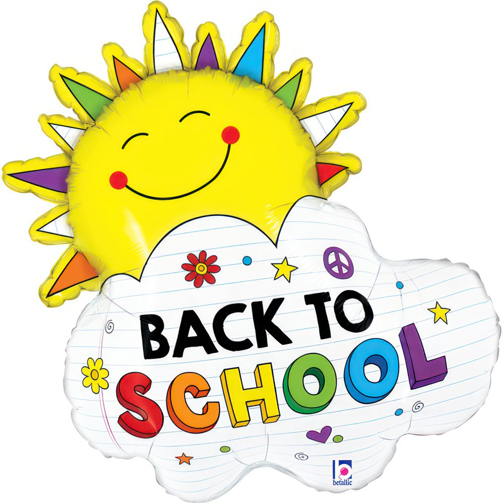 Grabo 31 inch Back To School Sunshine Foil Balloon_25142-back-to-school-sunshine-b