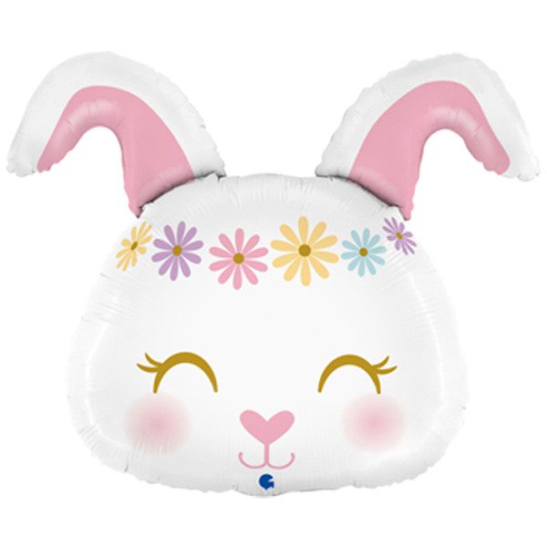 Grabo 31 inch Hippie Bunny Foil Balloon_G72122
