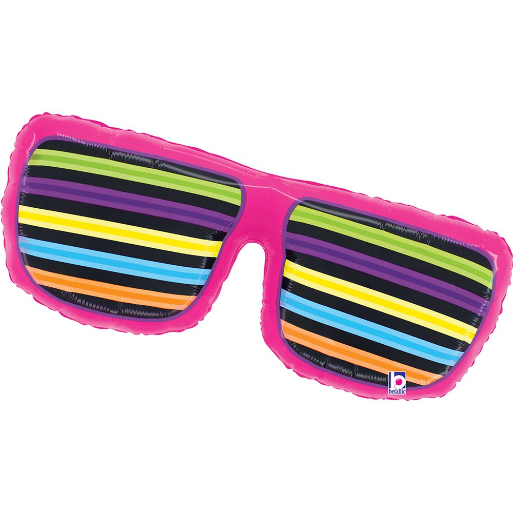 Grabo 31 inch Pink Neon Shades Foil Balloon_25379-neon-shades-b