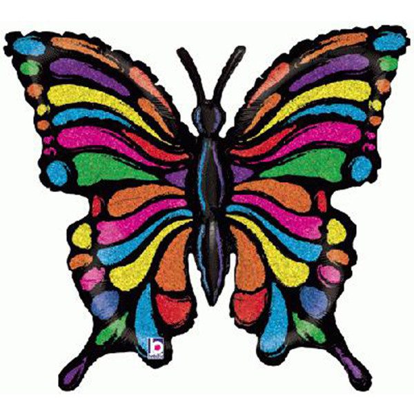 Grabo 33 inch Pop Art Butterfly Foil Balloon_85523p-pop-art-butterfly-500__16657