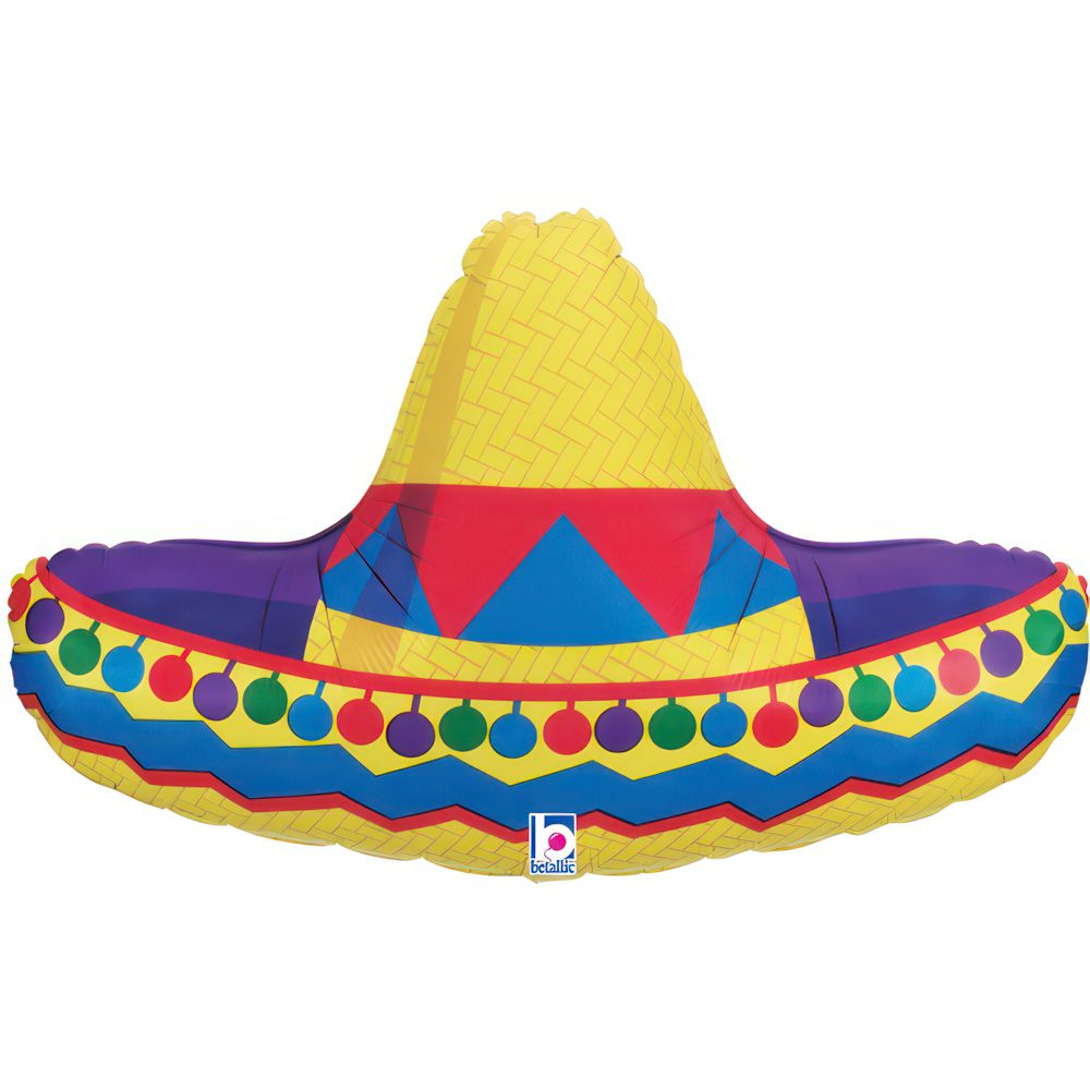 Grabo 34 inch Sombrero Foil Balloon_15438-sombrero-b