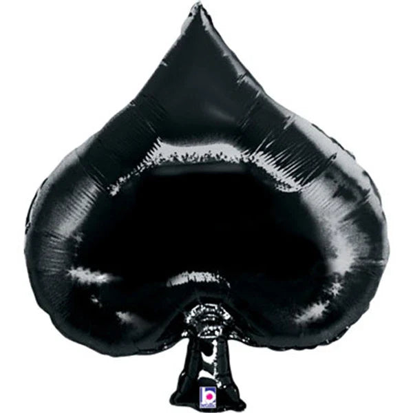 Grabo 35 inch Black Casino Spade Foil Balloon_85264p-casino-spade-500__57969