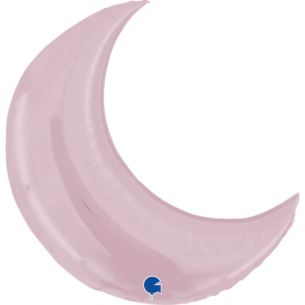 Grabo 36 inch Pastel Pink Crescent Moon Foil Balloon_g72043-moon-pastel-pink-b