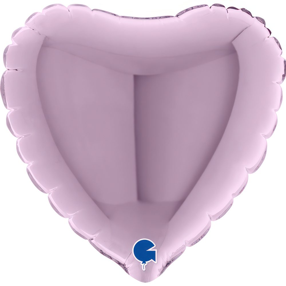 Grabo 4 inch Lilac Heart Mini Foil Balloon (Air-Filled)_04013l-heart-04inc-lilac-b