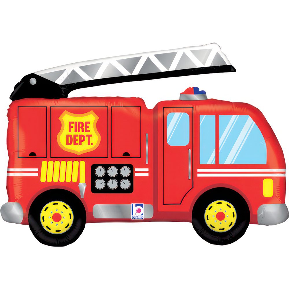 Grabo 40 inch Fire Truck Foil Balloon_35687-firetruck-b.jpg
