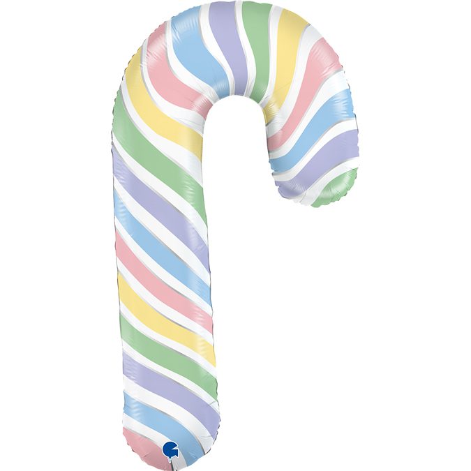 Grabo 41 inch Macaron Candy Cane Foil Balloon_g72092