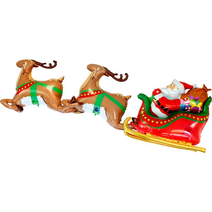 Grabo 43 inch Linky Reindeer 3D Foil Balloon_73030-73031