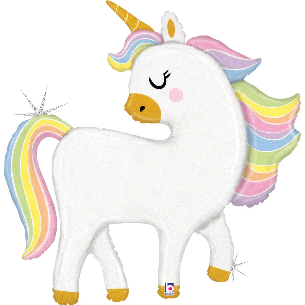 Grabo 48 inch Glitter Pastel Unicorn Foil Balloon_35952gh-glitter-pastel-unicorn-b.webp