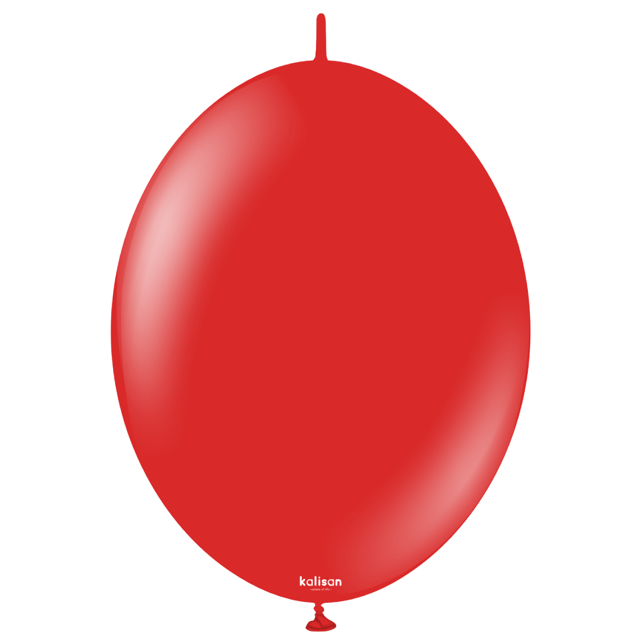 Kalisan 12 inch Standard Red K-Link Latex Balloons