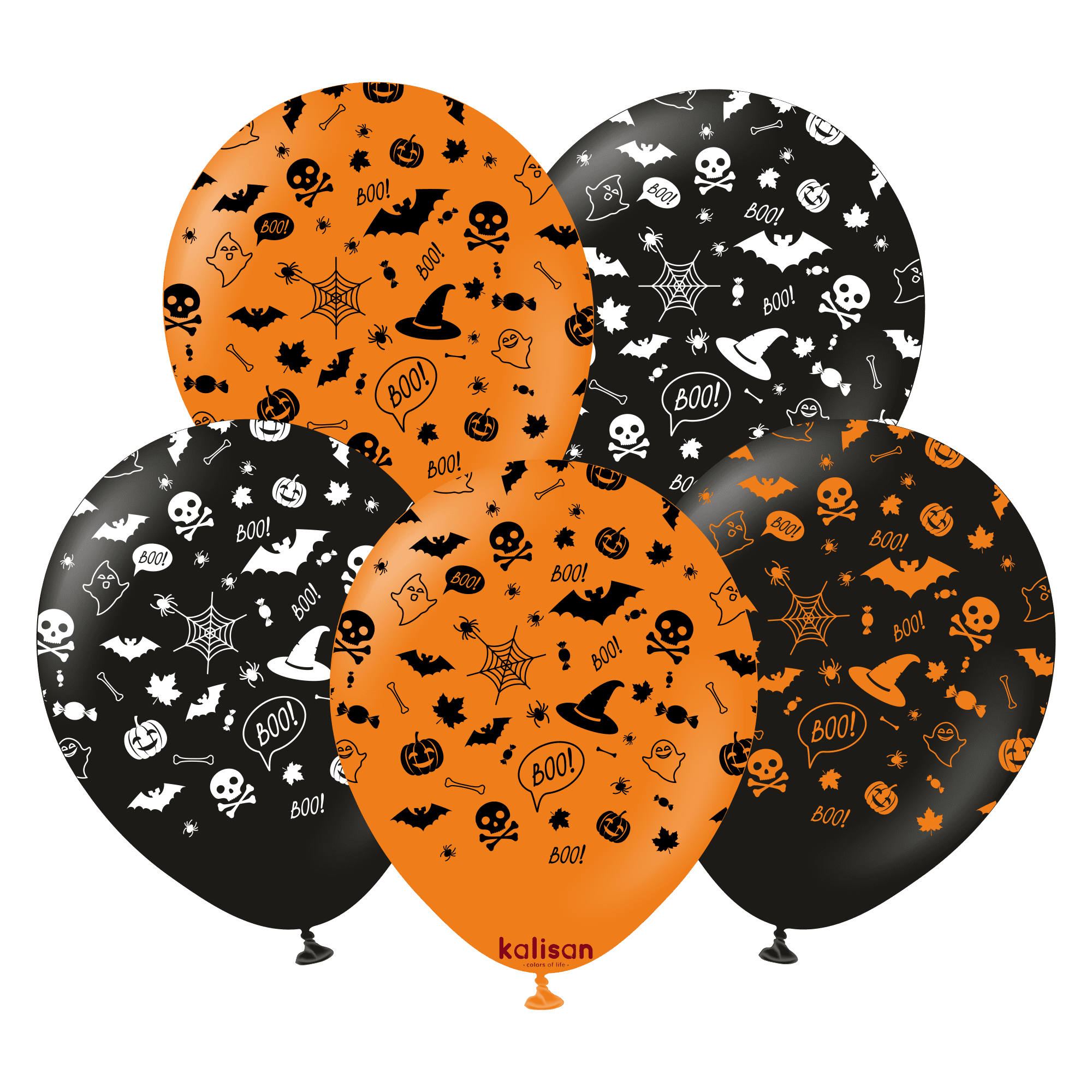 Kalisan 12inch Halloween Festive Latex Balloons_2125401.png