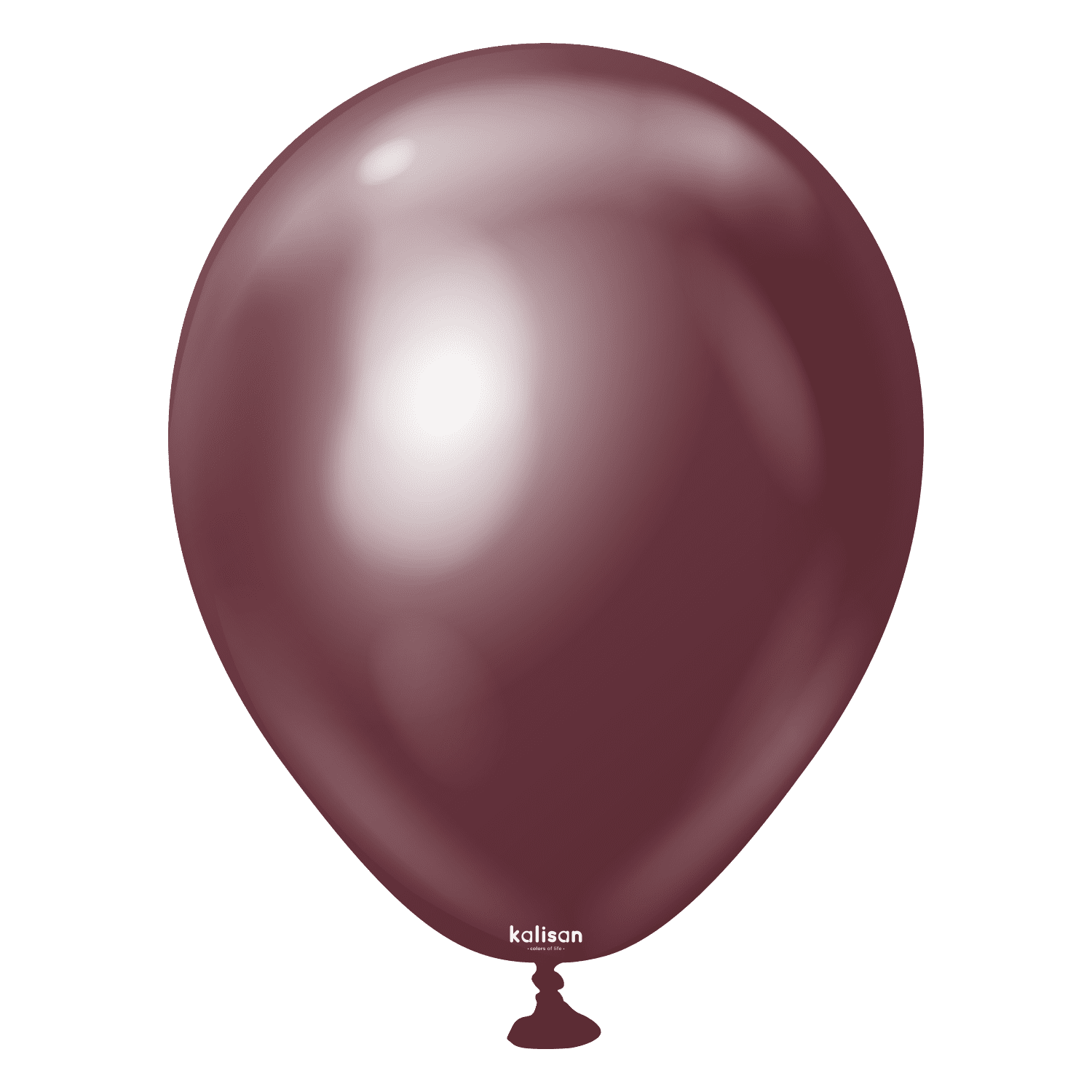 Kalisan Mirror Burgundy Latex Balloons