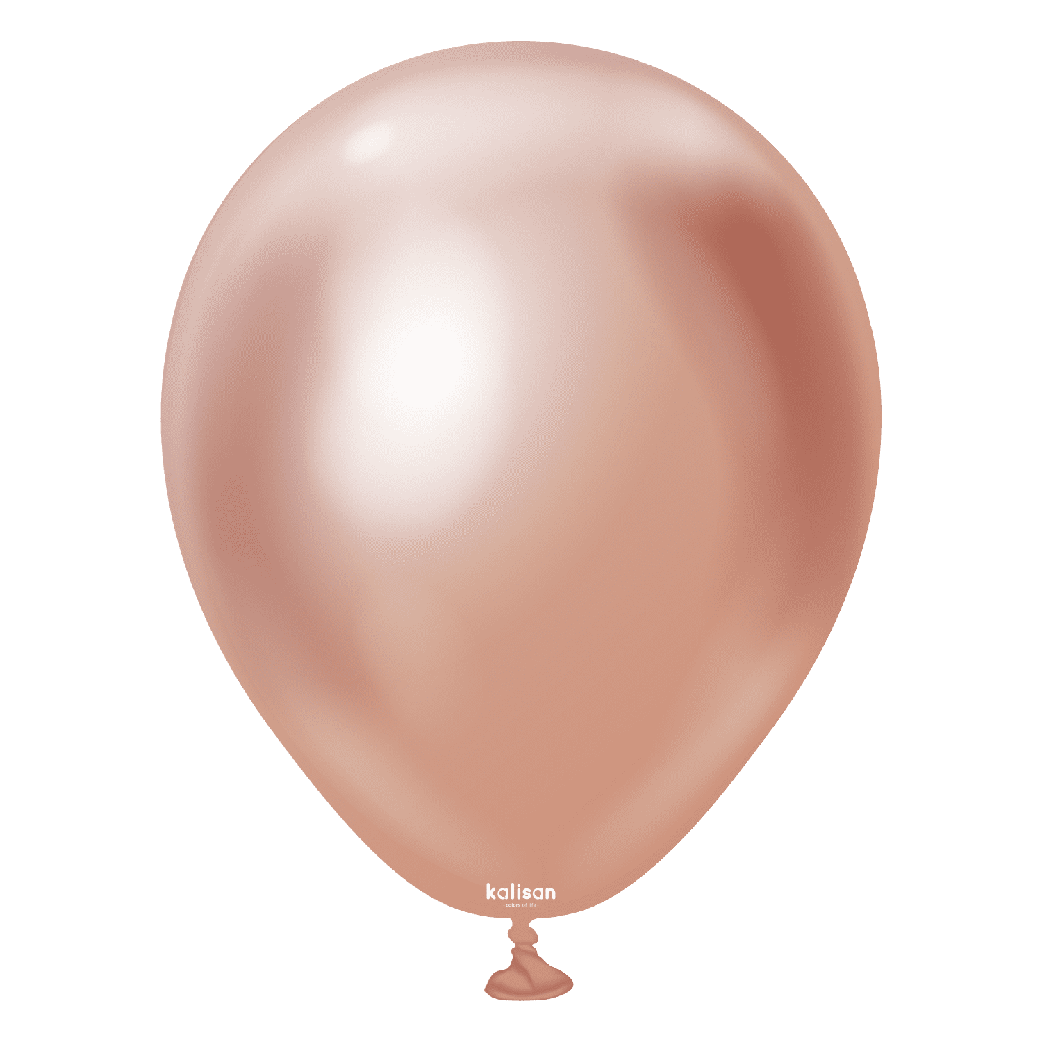 Kalisan Mirror Rose Gold Latex Balloons