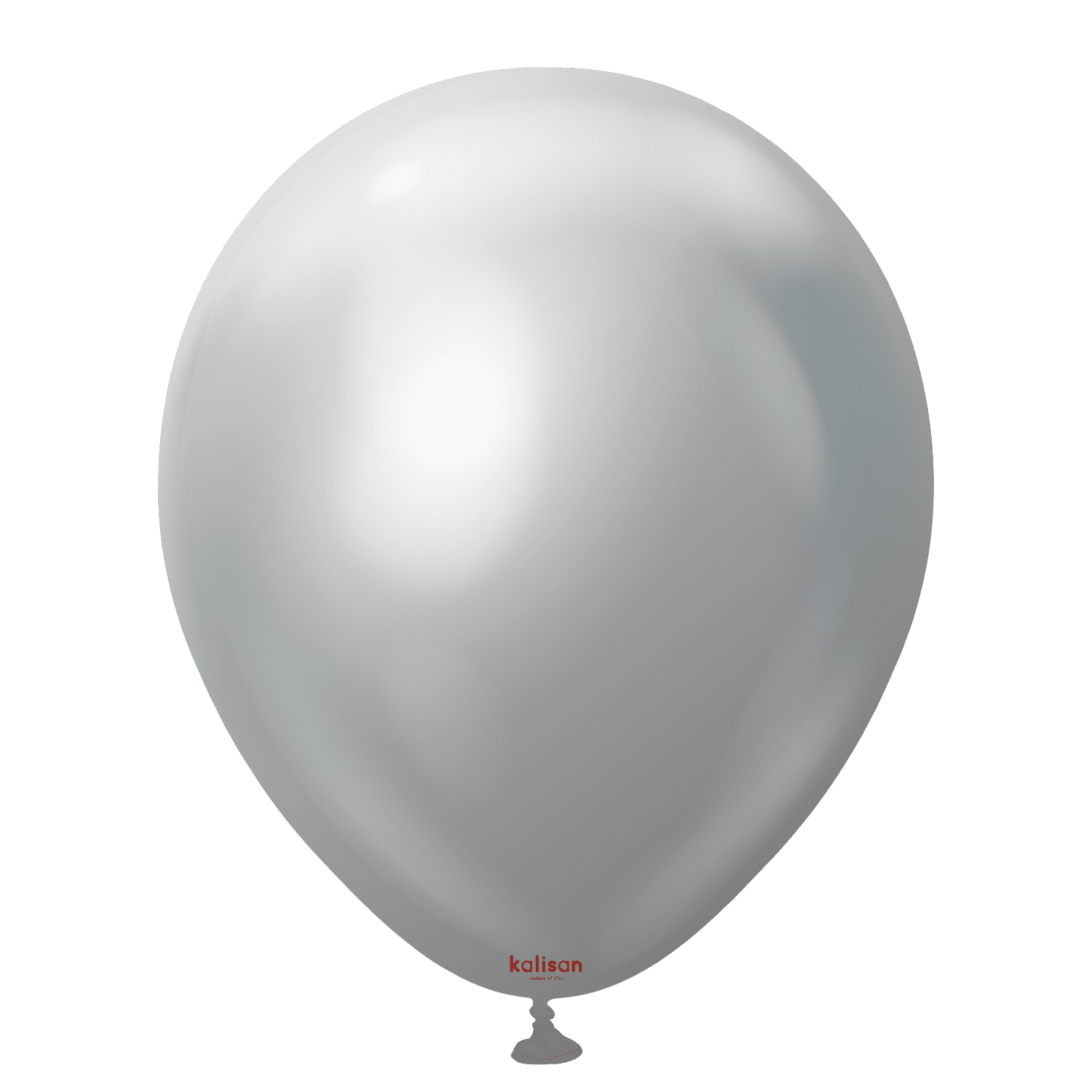 Kalisan Mirror Silver Latex Balloons