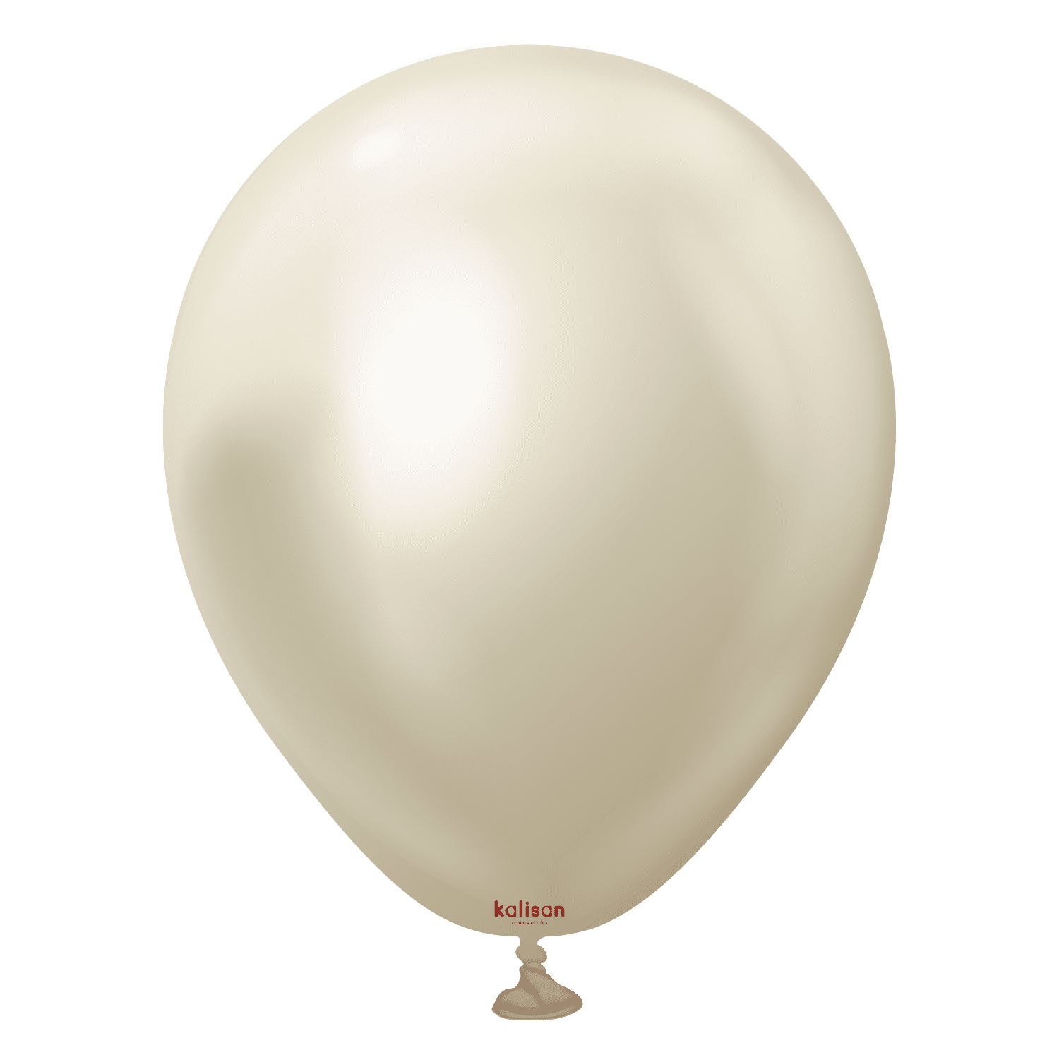 Kalisan Mirror White Gold Latex Balloons