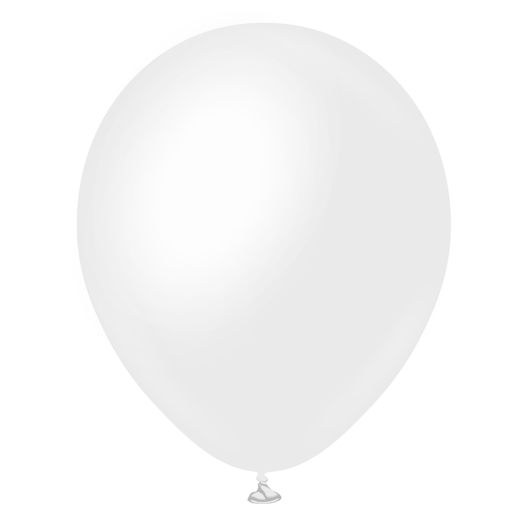 Kalisan Opaque Satin Snow White Latex Balloons