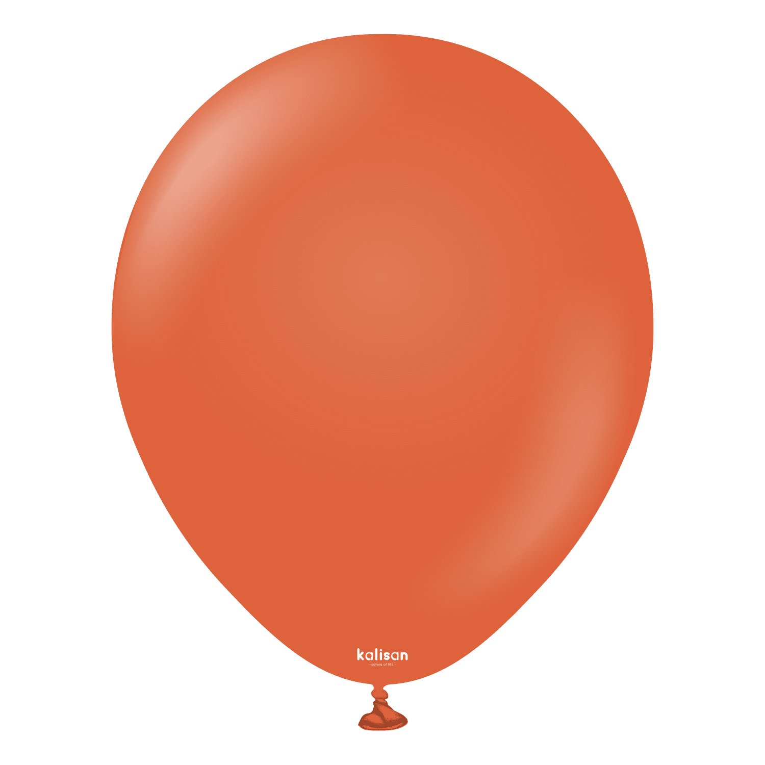 Kalisan Retro Rust Orange Latex Balloons