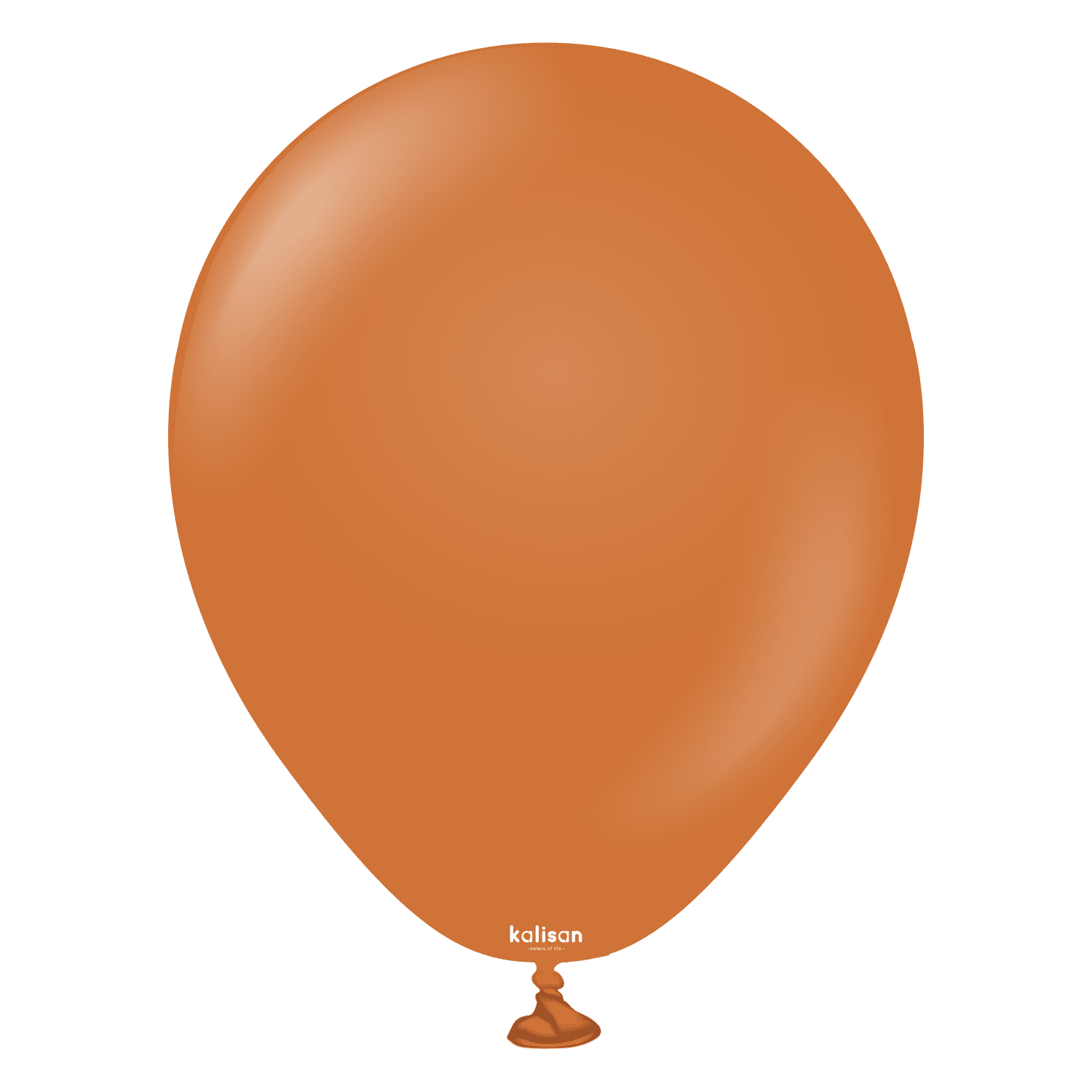 Kalisan Standard Caramel Brown Latex Balloons