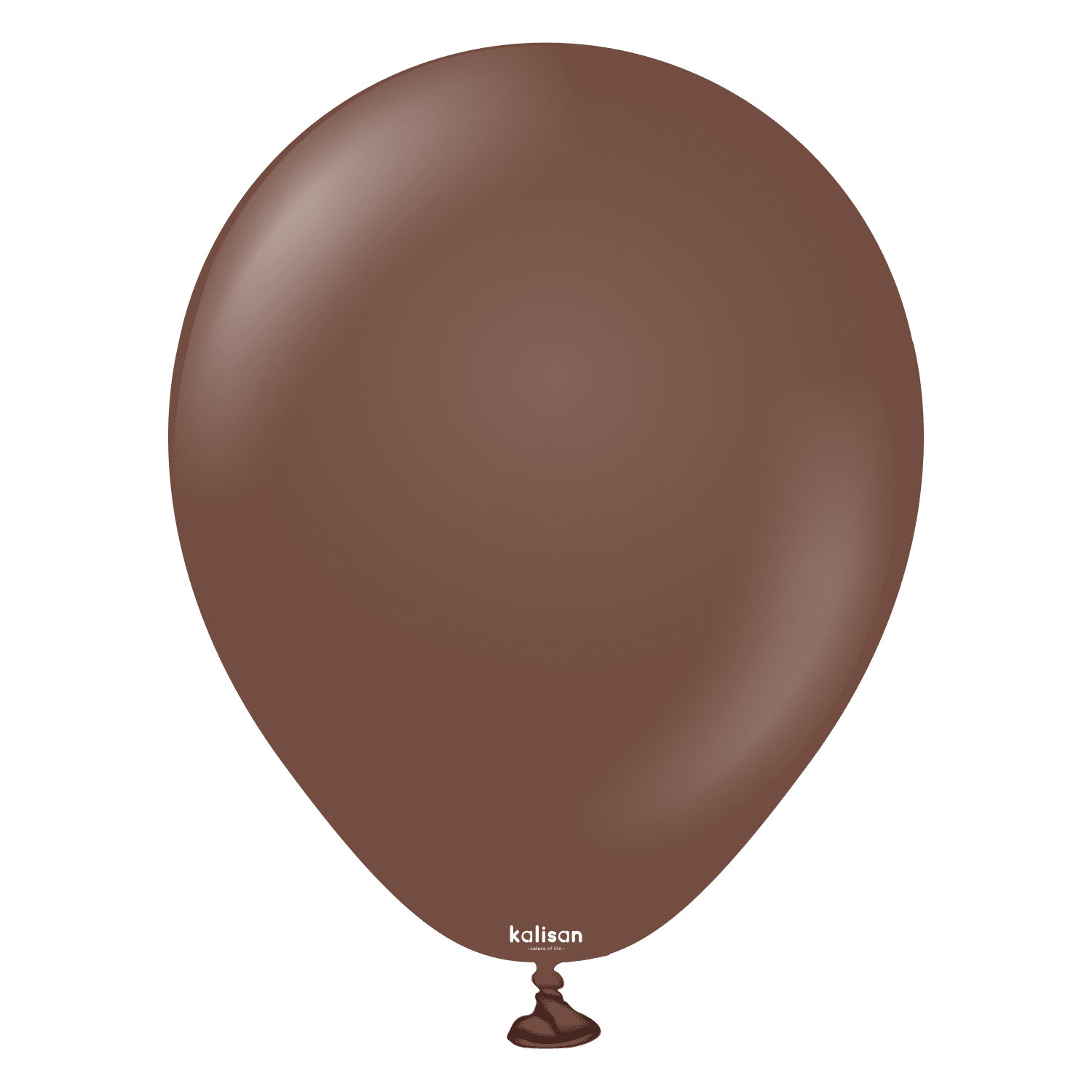 Kalisan Standard Chocolate Brown Latex Balloons