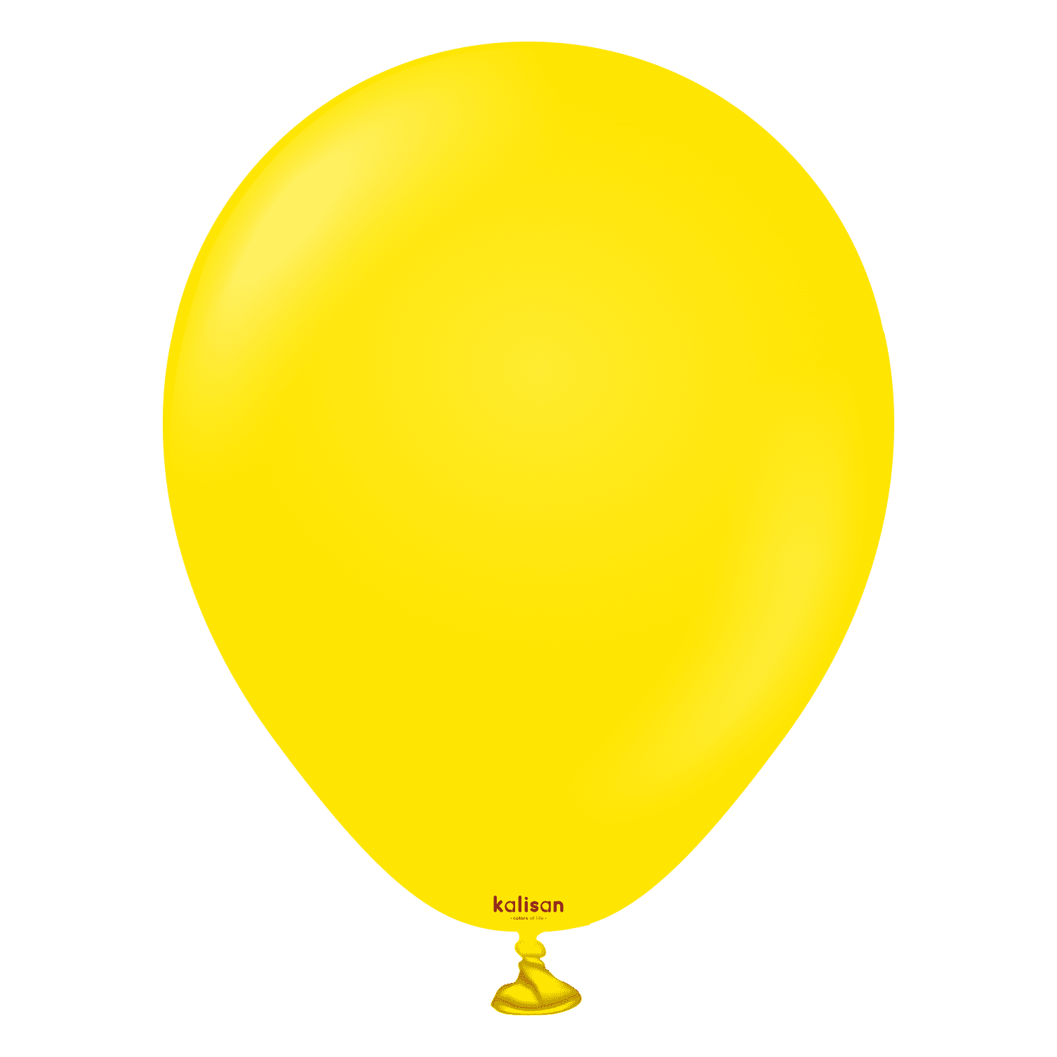 Kalisan Standard Yellow Latex Balloons