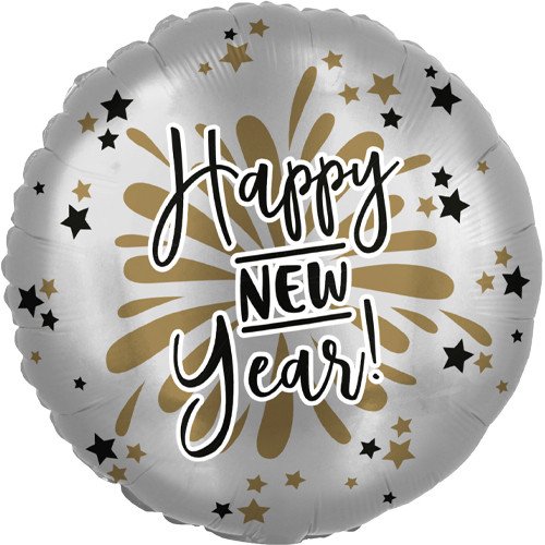 North Pole 18 inch New Year Explosion Foil Balloon