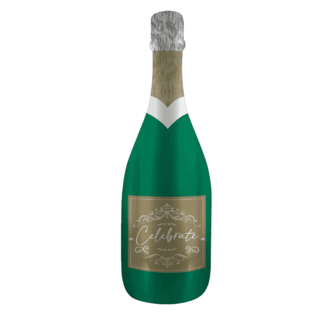 North Pole 36inch Champagne Bottle Foil Balloon_X-31670-BC