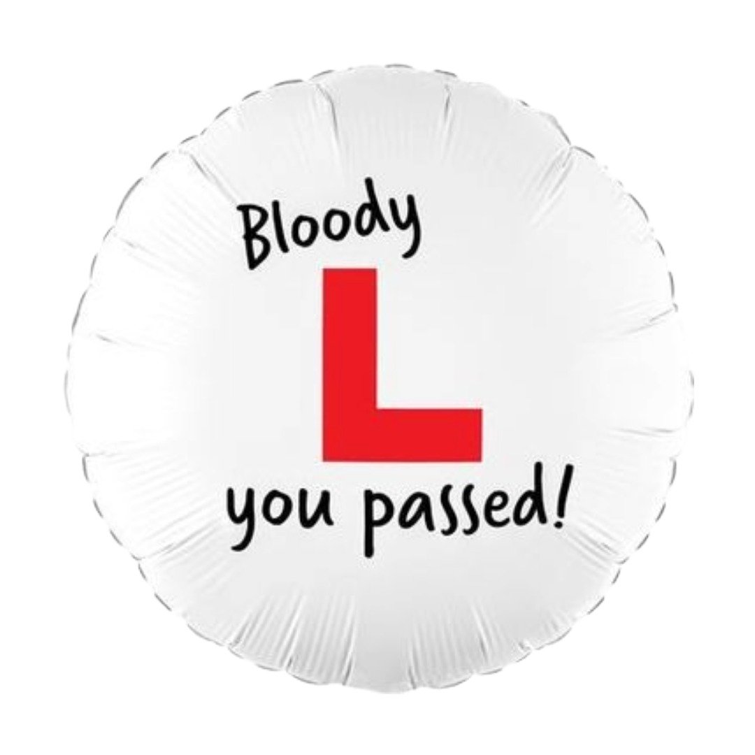 Oaktree 18 inch Bloody L You passed ! Foil Balloon