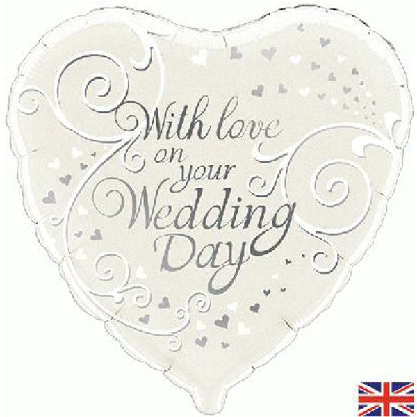Oaktree 18 inch With Love On Your Wedding Day Foil Balloon_228540P-LoveWeddingDay-500__12243.jpg