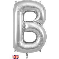 Oaktree 34 inch Letter B Silver Foil Balloon _604810-silver-b-letterjpg.image.200x200