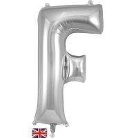 Oaktree 34 inch Letter F Silver Foil Balloon_604858-silver-f-letterjpg.image.200x200