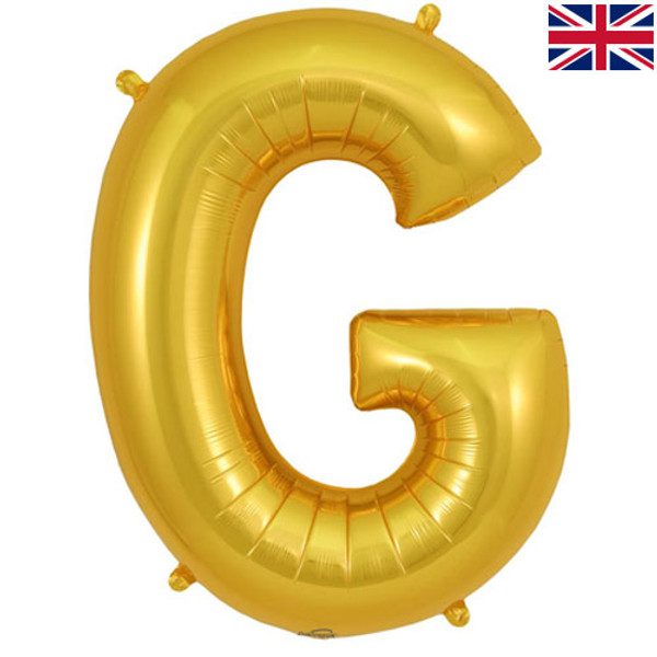 Oaktree 34 inch Letter G Gold Foil Balloon_605206-500__85723