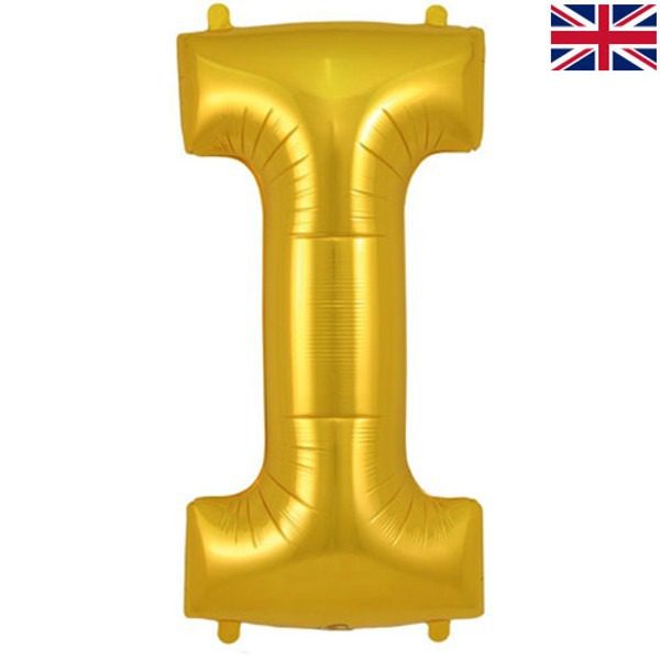 Oaktree 34 inch Letter I Gold Foil Balloon_605220-500__88669