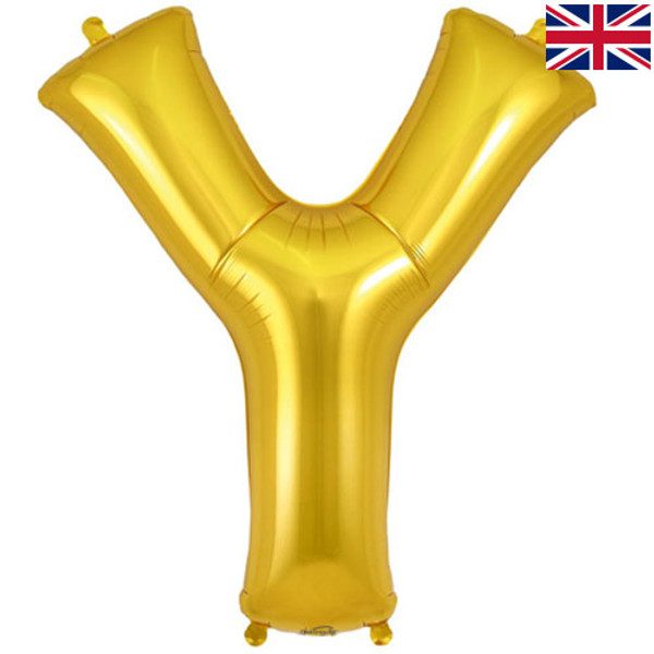 Oaktree 34 inch Letter Y Gold Foil Balloon_605381-500__98720
